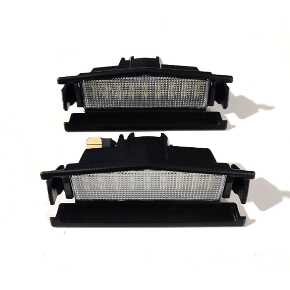 Mazda 2 MX-5 Miata 18-LED License Plate Lights (2pcs) - Black
