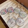 Elegant Pearl Blossom Chinese Style Earrings - Versatile & High-End Accessory for Women