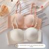 Female Summer Stripe Gathers Small Bosoms Show Big Prevent Droop Prevent Go Out of A Piece Type Without Trace Underwear