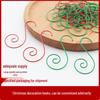 Colorful Plastic-Coated Metal S Hooks for Christmas Tree Decorations