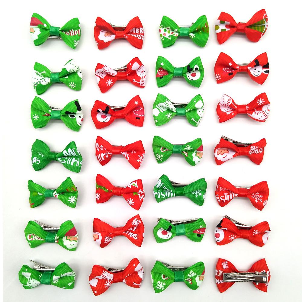 Cute Dog Hair Clips Puppy Hairpin Pet Cat Handmade Hairpin Cute Cat Hair Clips Pet Bow Hair Accessories Mix Color 10/20/50Pcs