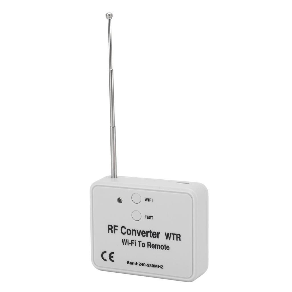 WiFi to RF Converter 240-930MHz WiFi Remote Control Converter for Household Appliances Curtains