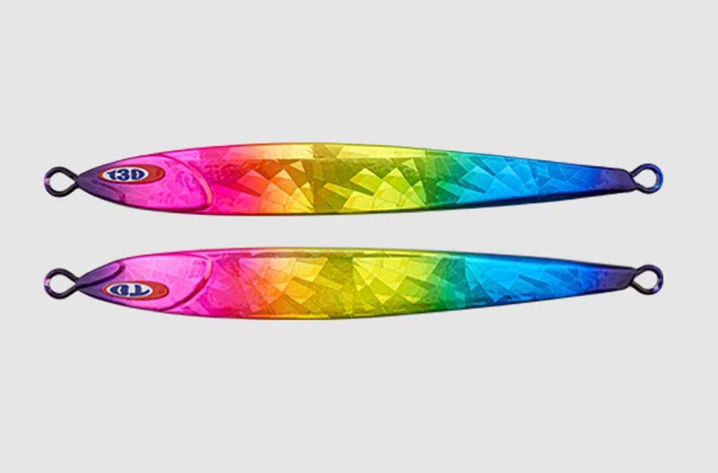 Jackall Metal Jig Anchovy Type 0 Flush Fall 130 grams UV Candy (2507)