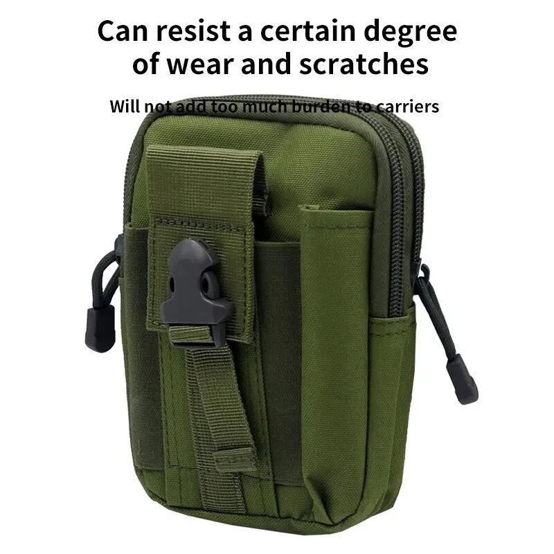 Tactical Molle Waist Pouch Outdoor Hunting Camping Men EDC Tool Bag Utility Gadget Organizer Vest Pack Purse Mobile Phone Case