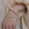 Fairy Baroque Freshwater Pearl Strand Bracelet – Irregular French-Inspired Design for Women