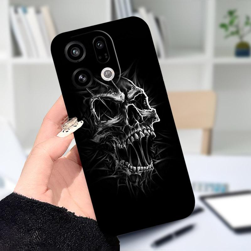 Für OPPO Find X9 X9Pro Hülle Weiches Silikon Schwarzes TPU Schutz-Rückseite Für OPPO FindX9 X 9Pro Handyhülle Stoßfester Stoßfänger