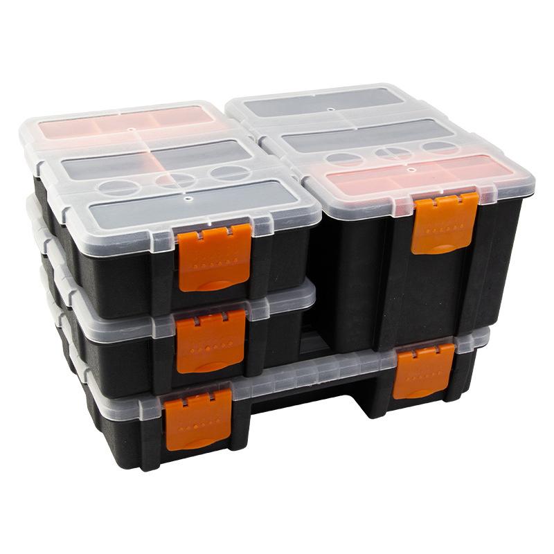 §Multi-Grid Portable Plastic Parts Toolbox Combination Screw Storage Box Metal Parts Hardware Tool Screwdriver Tool Box