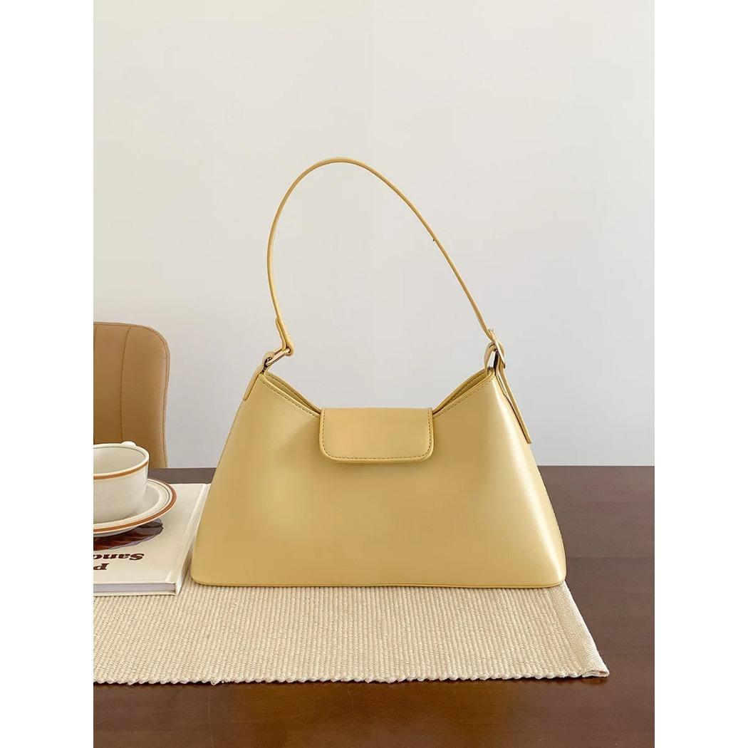 

Сумка подмышкой для женщин, модная, большая вместимость, текстурированная кожаная сумка на одно плечо, однотонная, универсальная, для вечеринок