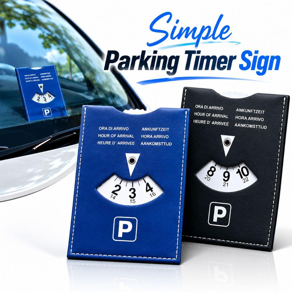 Universal Parking Timer Sign 6-Language Version Convenient Parking Tool New Simple Parking Timer