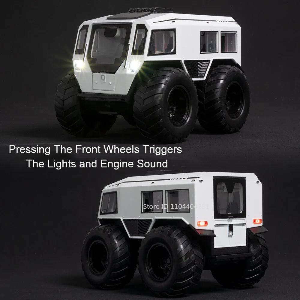 1/24 Russland Geländewagen Legierungsmodelle Spielzeug Diecast Türen geöffnet Sound Licht Rückzug Offroad-Autos Kinderspielzeug Geschenke