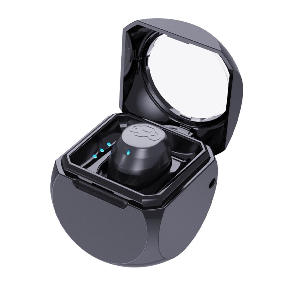 1PC Mini Sleep Bluetooth Headset In-Ear With Charging Case Invisible Sports Business Headphones