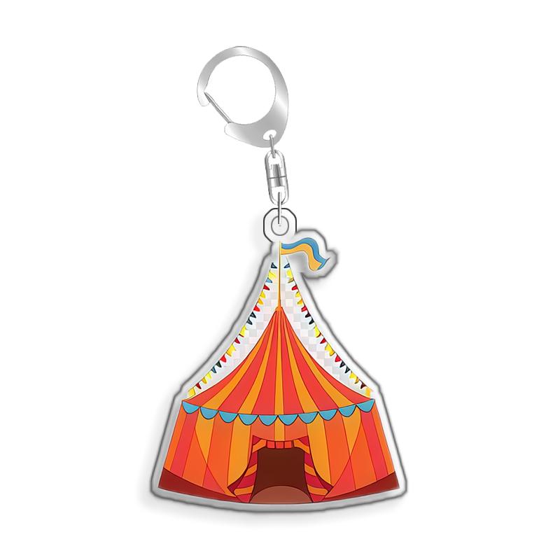 For The Amazing Digital Circus Pomni Kinger Ragatha Gangle Acrylic Selfmade Cute Cartoon Anime Keychain Pendant Toy Gift 5cm