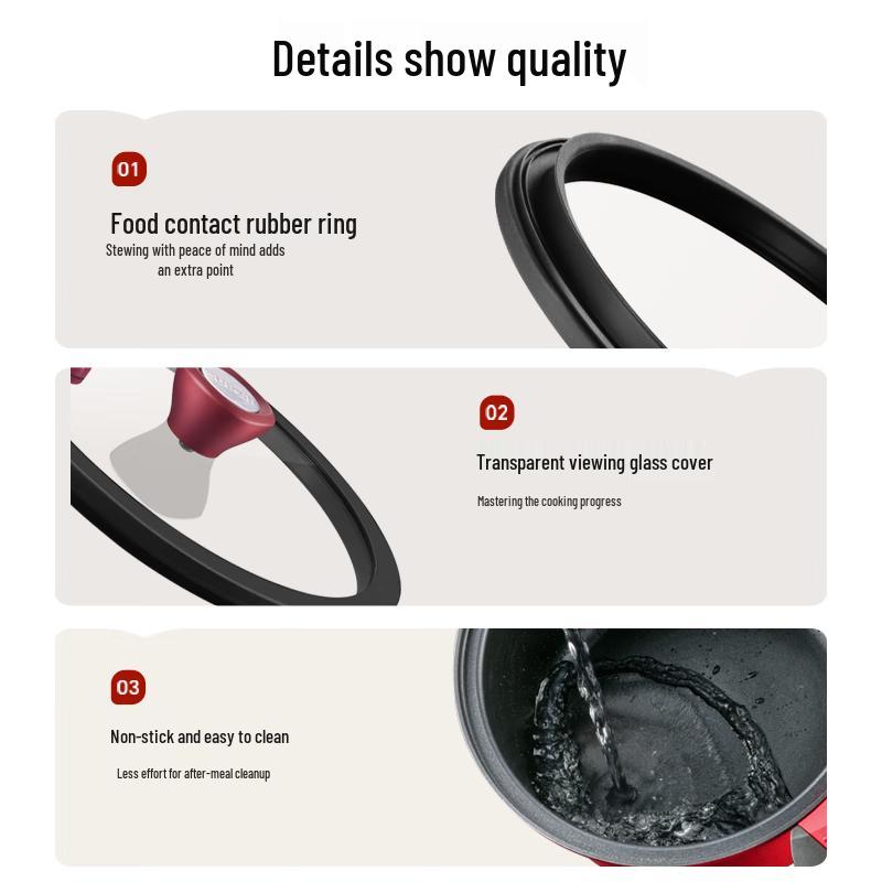 SUPOR Antibacterial Non-stick Micro-Pressure Stew Pot
