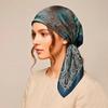 Scarf Print Hijab Square Headscarf Bandana Handkerchief Silk Scarves Woman Female Windproof Shawl Neckerchief Vintage