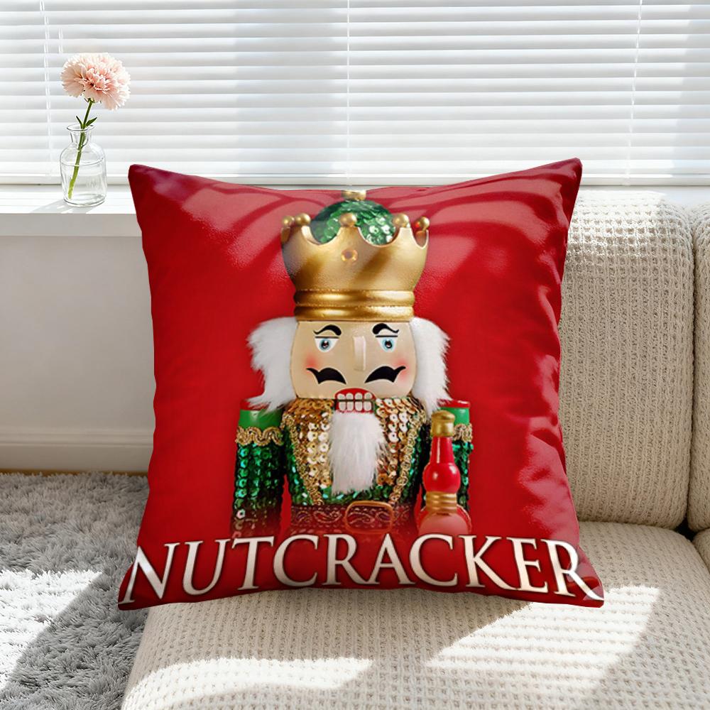 Decorative Pillows Nutcracker Soldier Home Decoration Fashion Cushions Covers 1Pc Cushion Cover Personalized Gifts Pillow Sofa