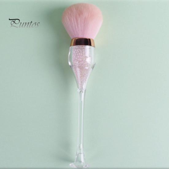 Nail Cleaner Brush Dust Wine Bottle Soft Shape Acrylic Art Powder Blusher Makeup for Salon