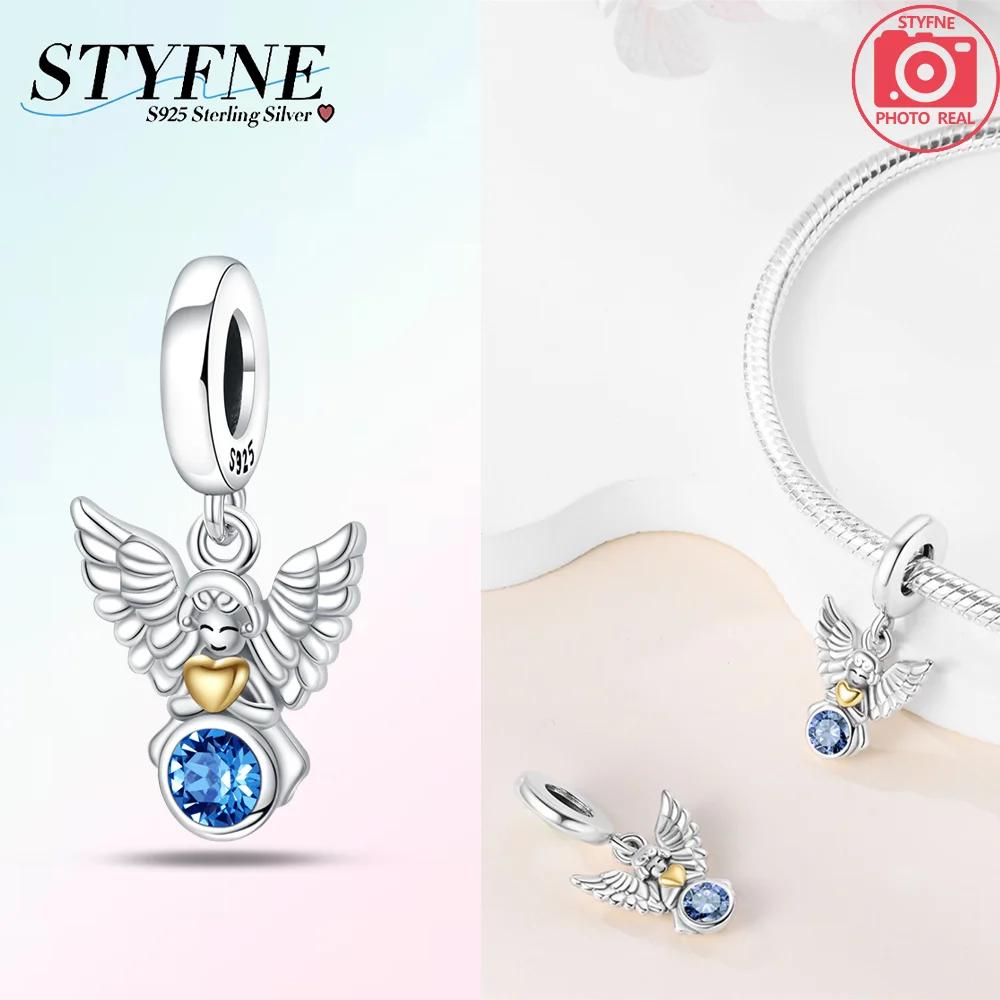 Decorative Charms Plata Originales Pearl Angel Beads For Charms Copper Chic Bracelet Beads Jewellery Making Women'S Gift