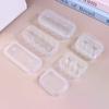 10Pcs 3ML/5ML 10-Slot Vial Storage Case Plastic Clear Microtube Storage Box Stackable Freezer Tube Box Diabetic Supplies