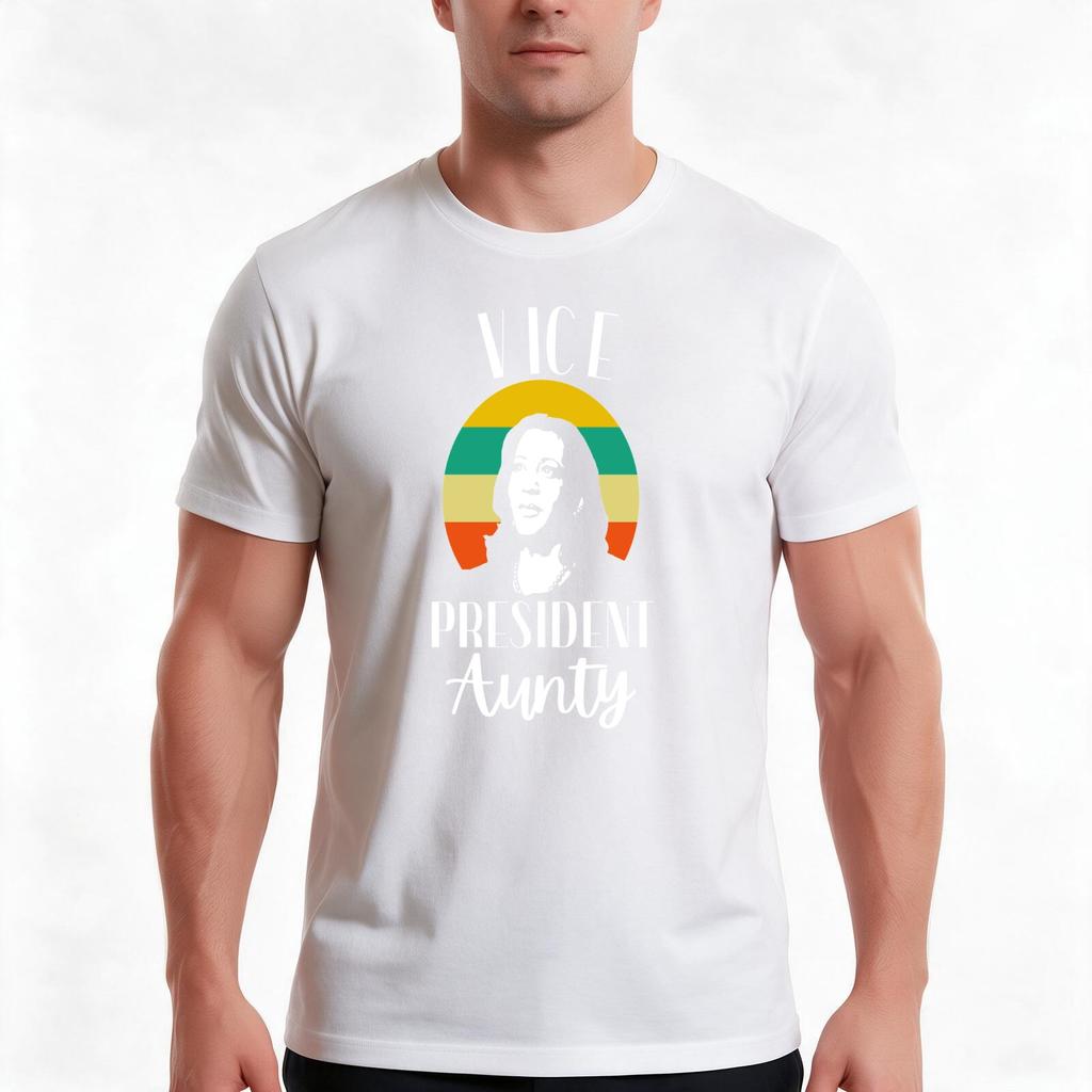 Kamala Aunty My Vp Looks Like Me Tshirt Summer Casual Cotton Tee Oversized Streetwear Tops Vintage Graphic Print