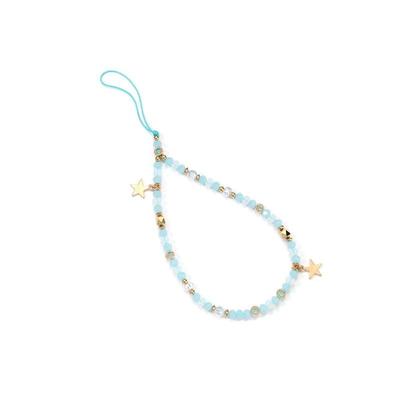 Mobile Phone Chain Five-Pointed Star Pendant Beaded Telephone Lanyard Rope For Women Jewelry
