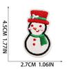 Christmas Theme Embroidery Cloth Sticker Cartoon Apple Patch Sticker Glitter Powder Material Little Squirrel Computer Embroidery Label
