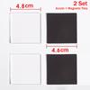 2 Stuks Diy Acryl Koelkastmagneten Blanco Koelkast Rechthoekige Sticker Keuken Kantoor Decor Creatief Verjaardag Diy Knutsel Cadeau