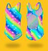Teen Girls' Professional One-Piece Swimsuit for Swim Training