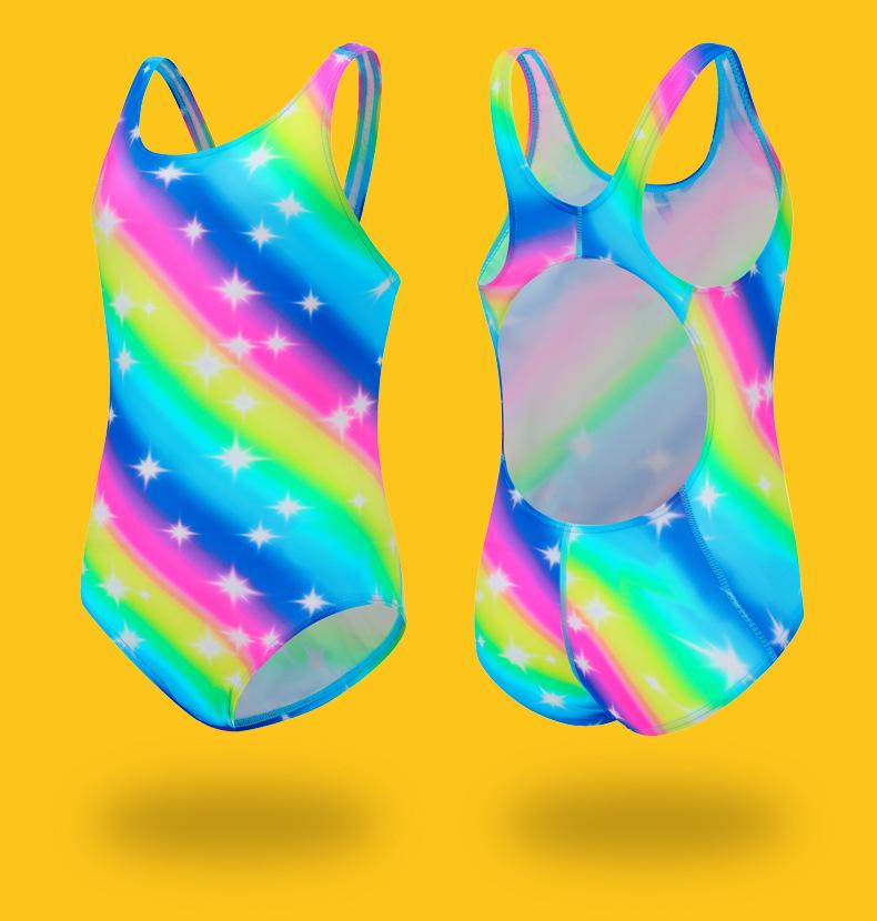 Teen Girls' Professional One-Piece Swimsuit for Swim Training