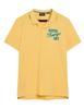 Vintage Superstate Polo Shirt 100% Cotton Yellow Canary Marl