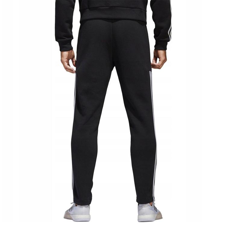 Adidas Knit Fleece-Lined Joggers Men Bottoms Black BR4083
