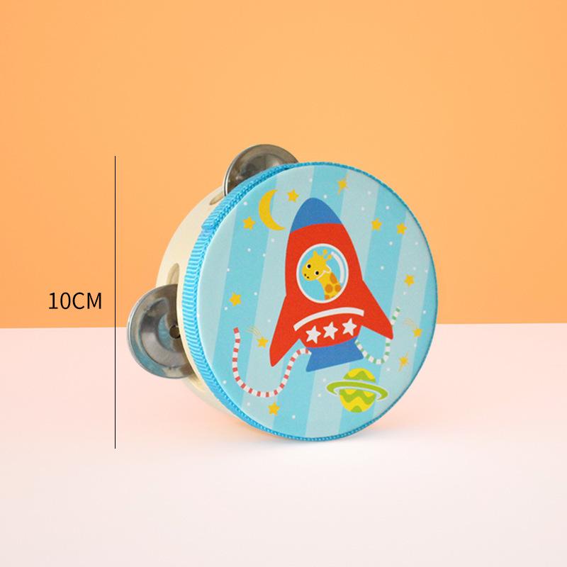 Wooden Tambourine for Early Childhood Music and Dance