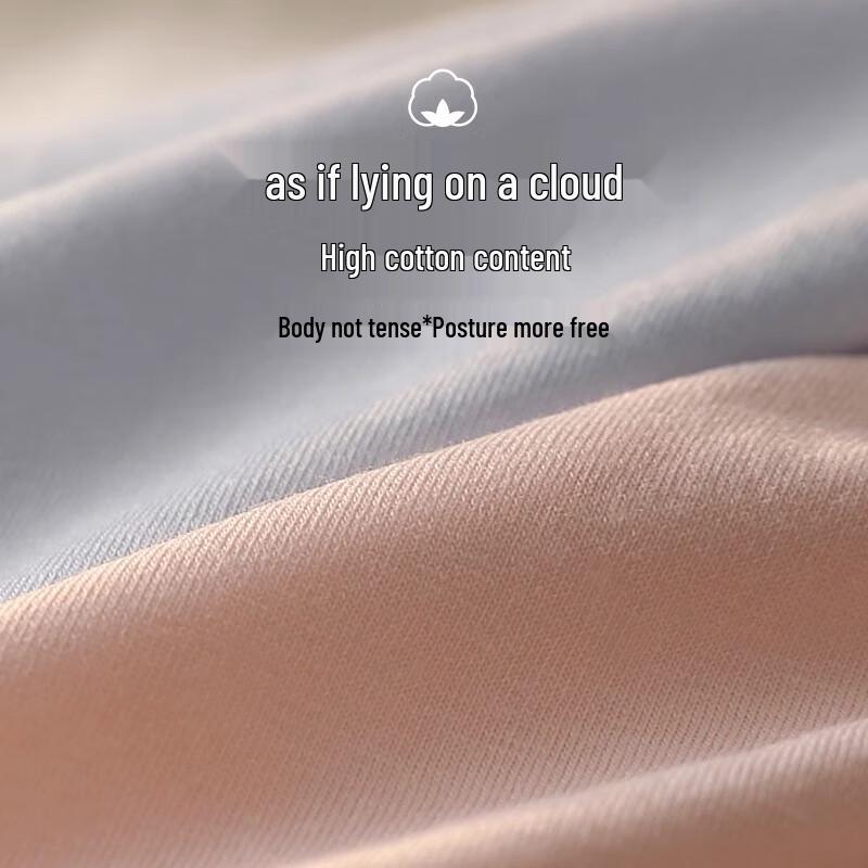 Bingxue Mumu Women's Pure Cotton Seamless Mid-Waist Briefs