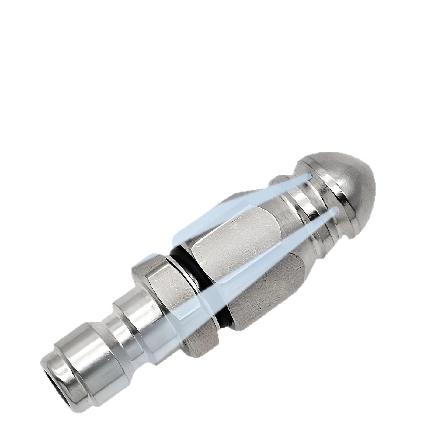 Форсунка для промывки труб под высоким давлением для быстрой прочистки канализации 1PCS