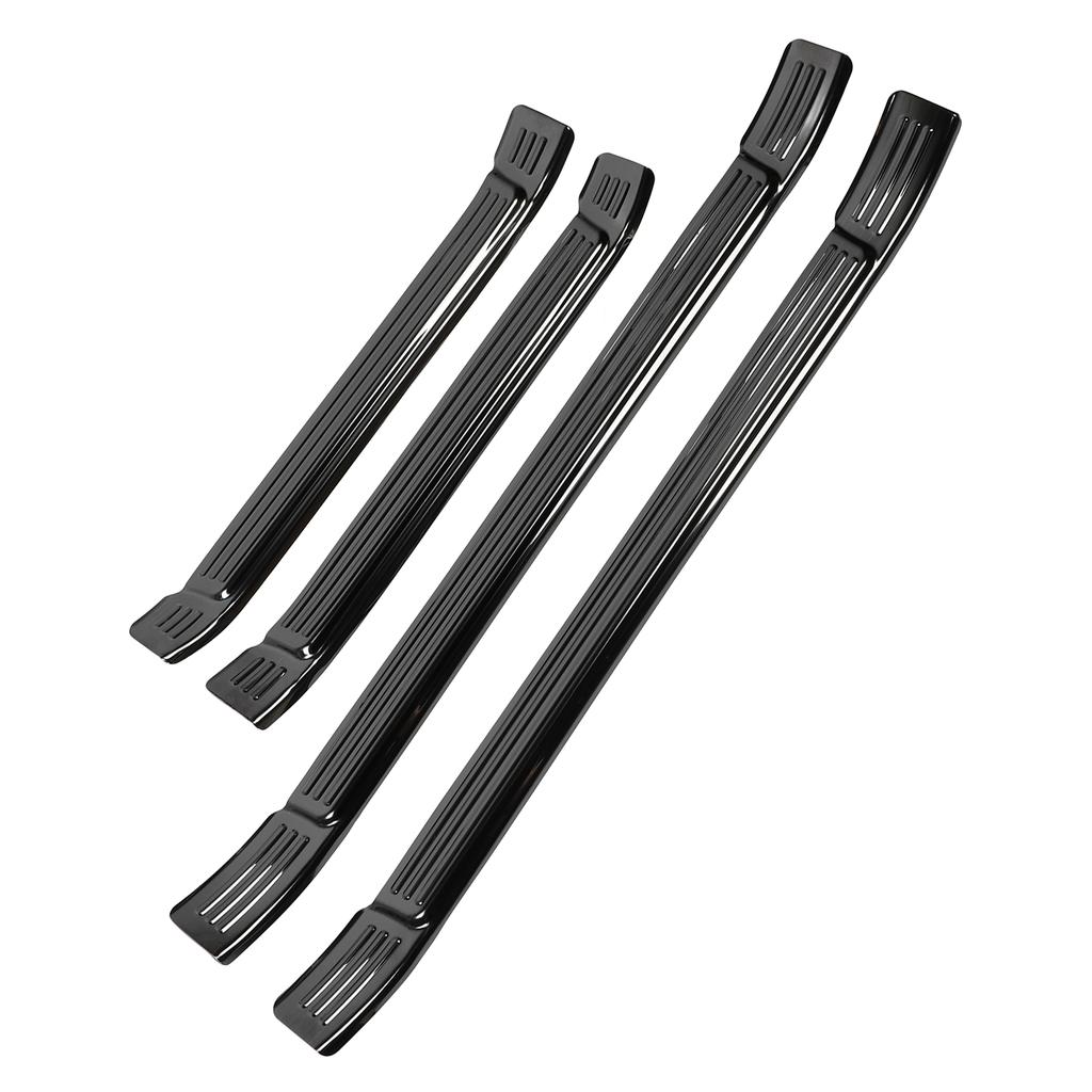 4pcs Door Sill Protector Scratch Stainless Steel Door Sill Scuff Plate Trim Sticker Strips for 2024