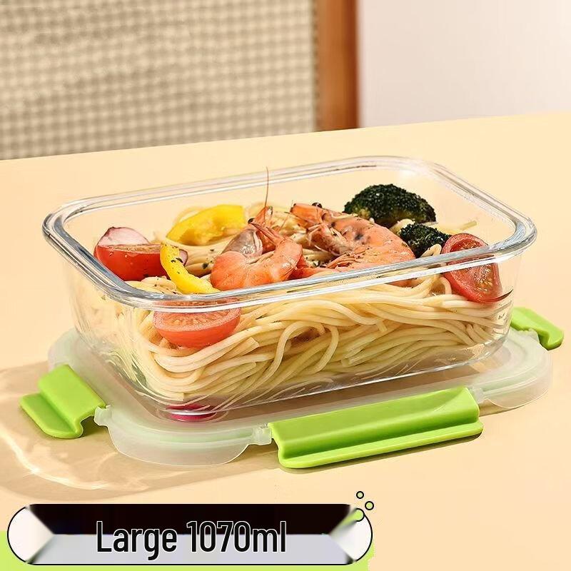 ZISIZ Mikrowellengeeignete Glas-Lunchbox