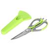 Multifunction Stainless Steel Barbecue Scissors with Protective Cover Picnic Cooking Tool