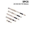3/4/5/6/9Pcs Upgraded Non-Slip Ph2 Impact Driver Bit Set With Magnetic Screwdriver Tool 25-150Mm Non-Slip Waterproof Bits
