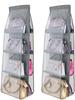 Kapavela Set of 2 Closet Bag Holders – Closet Bag Organizer and Dividers, Closet Bag Hanger with 16 Compartments – Organizer Bags – Perfect for Tidy C