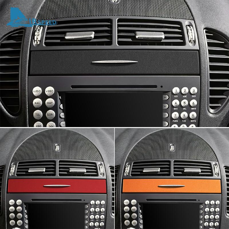 Top Suede Trim LHD RHD Sticker For Mercedes Benz SLK R171 2004 2005 2006 2007 2008 2009 2010 Car Central Air Outlet Accessories