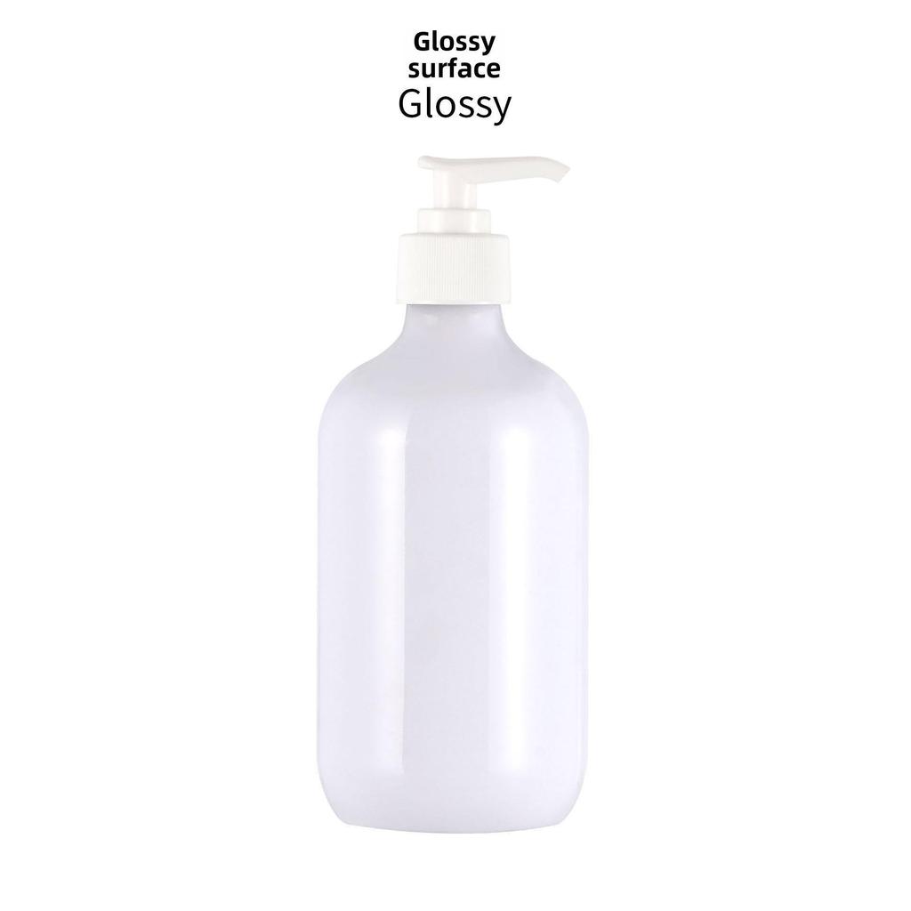 500ml Frosted PET Round Shoulder Shower Gel & Shampoo Bottle