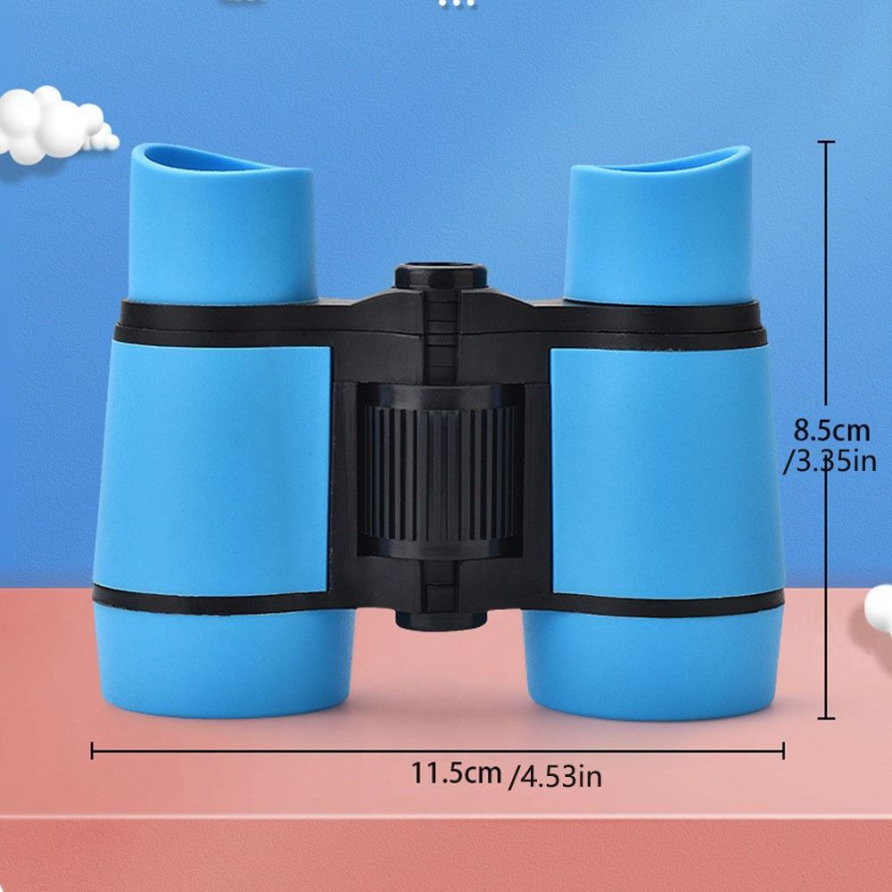 Double Tube Kids Telescope 4X30 Magnification Science Education Toy Portable Binocular  Exploring