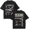 Sångerska Beyonce Popmusik Album Logotyp Tvättad T-shirt Cowboy Carter T-shirts Herr Vintage Överdimensionerad T-shirt Vardaglig Bomulls T-shirts