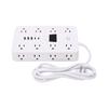 1.5m Power Strip 16 AC Outlets 5 USB Ports Overload Protection Power Strip for Office Dormitory US Plug 100 240V