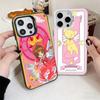 Cardcaptor Sakura Cute Girl Soft Phone Case for iPhone 15 16 17 Pro Max 17Air 16E 14 Plus 13 12 Mini Shockproof Cover Back Shell