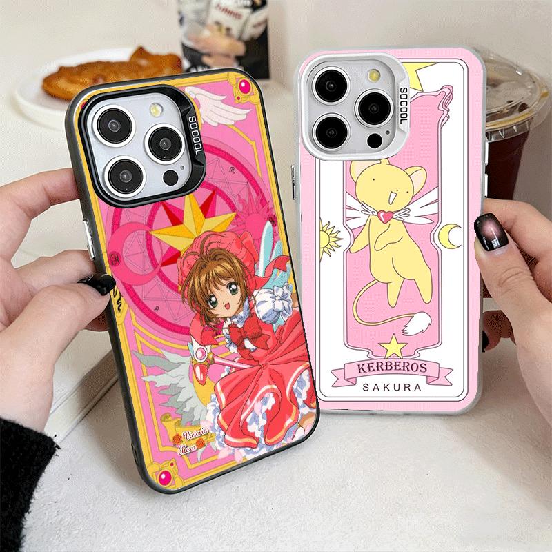 Cardcaptor Sakura Cute Girl Soft Phone Case for iPhone 15 16 17 Pro Max 17Air 16E 14 Plus 13 12 Mini Shockproof Cover Back Shell