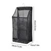 Mesh Laundry Hamper Foldable Hanging Clothes Storage Basket Portable Space Saving Storage Bag Clothes Organizer
