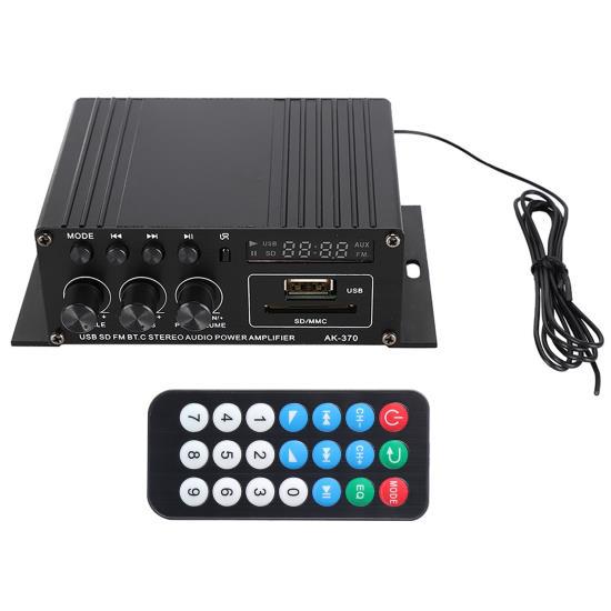 

Бытовой усилитель мощности HiFi из алюминиевого сплава 12 В с дистанционным управлением, совместимый с различными цифровыми устройствами