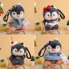 Penguin Plush Keychain Cartoon Soft Toy With Pp Cotton For Bag Decor And Gifts