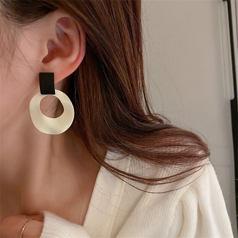 New Fashion Geometric irregular circle Dangle  Earrings  for Women Girl Gift Sweet Jewelry Wholesale