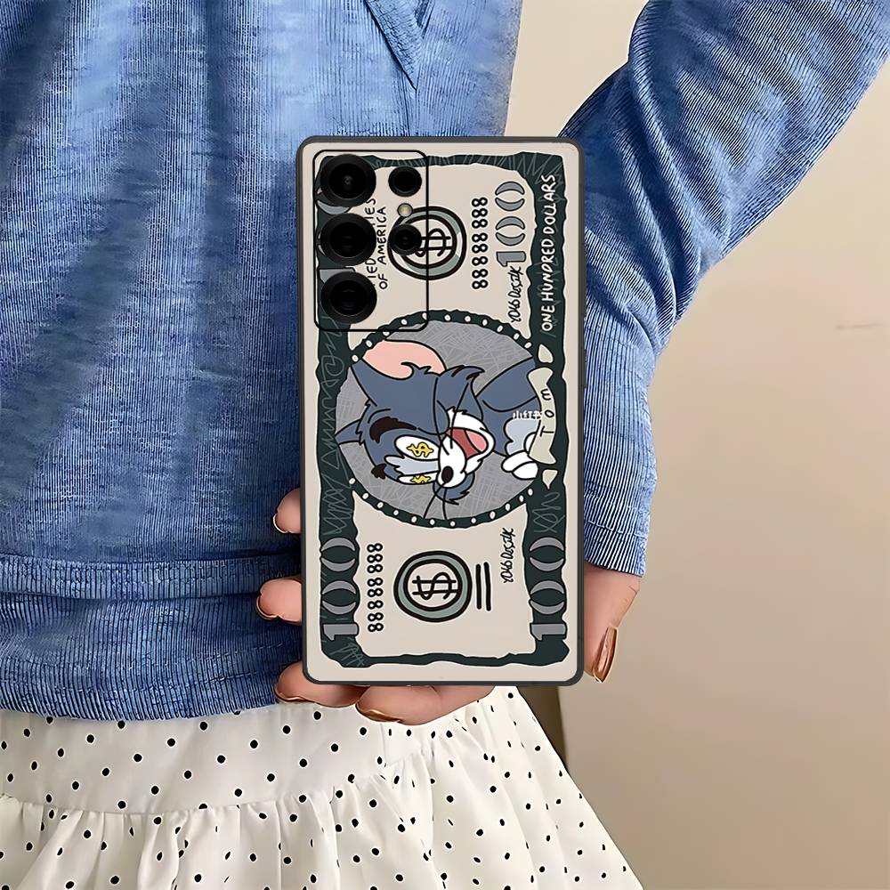 Cartoon T-Toms And J-Jerrys Phone Case For Samsung S 24 Fe 25 Ultra Plus 20 Lite 21 30 22 23 24 22 Ultra 5G Fundas